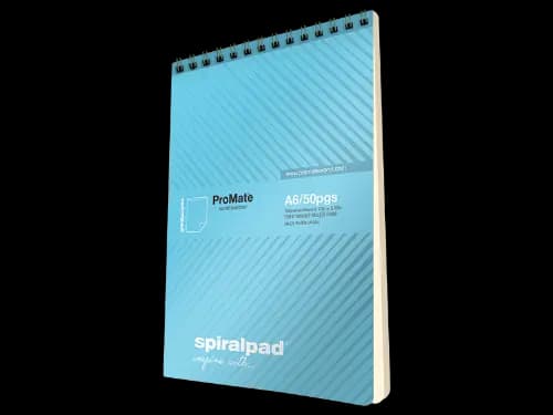 ProMate A6 Flip-up Spiral Pad 50Pgs