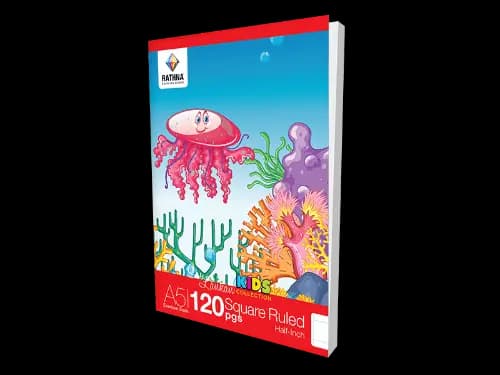 Rathna Exercise 120 Pages Square Ruled Half Inch Book