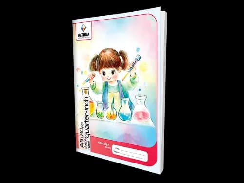 Rathna Exercise 80 Pages Double Ruled Quarter Inch Book