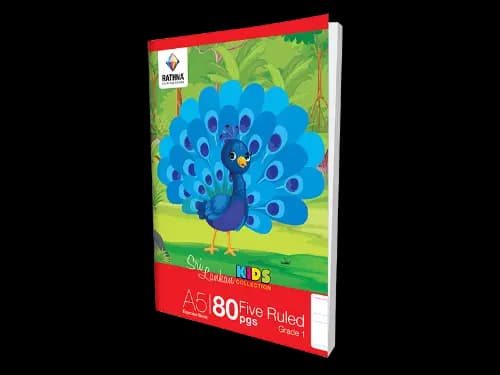 Rathna Exercise 80 Pages Five Ruled Book Grade 1