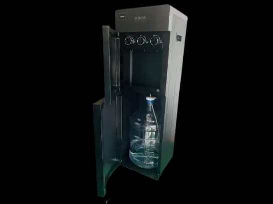 Three Taps Electric Cooling Water Dispenser Black with 1 year warranty (2)