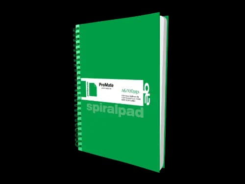 ProMate A6 Hardcover Flip-on Spiral Pad 100Pgs