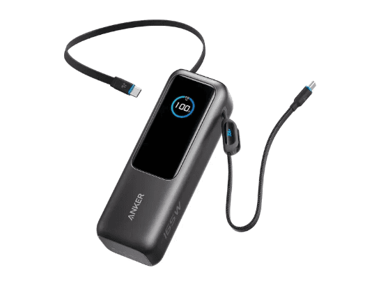 Anker 25000mAh 165W Power Bank Built-in & Retractable Cables – A1695H11 (2)