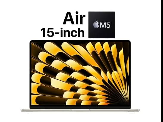 Apple MacBook Air 15 inch M5 Chip with 1 Year AppleCare warranty