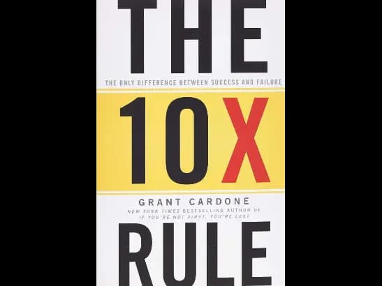 The 10X Rule by Grant Cardone (Hardcover)