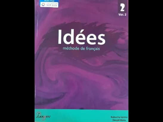 Idees Methode De Francais - Level 2 Ver 2 by Babusha Verma,Deepti Walia
