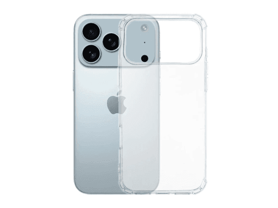 iPhone 17 Pro Max Shockproof TPU Case - Transparent
