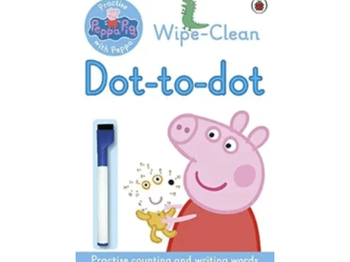Peppa : Wipe: clean Dot: to: Dot