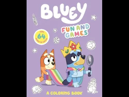Bluey : Fun and Games Colouring Book
