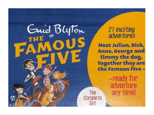 The Famous Five Complete Box Set of 21 by Enid Blyton & Eileen Soper