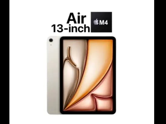 Apple iPad Air M4 13-inch (2026) with 1 Year AppleCare warranty
