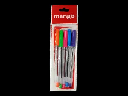 Multi Colour 5 Pens Pouch