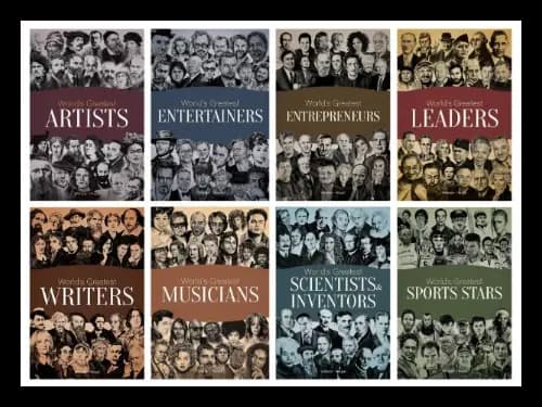 Worlds Greatest Library : A Collection of 200 Inspiring Personalities : Box Set of 8 Books