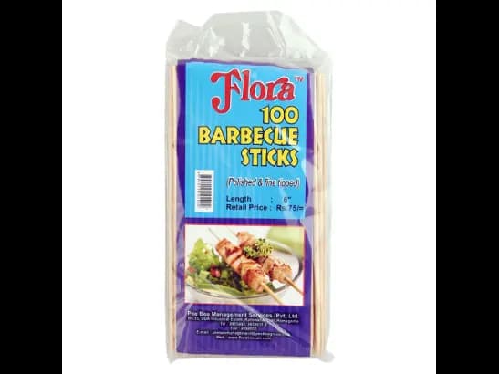 Flora Barbecue Sticks 6 100S