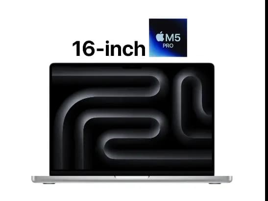 Apple MacBook Pro 16 inch (M5 Pro) with 1 Year AppleCare warranty