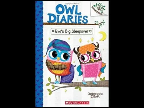 Owl Diaries 9: Evas Big Sleepover by Rebecca Elliott