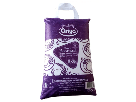 Ariya Basmati Rice 5Kg