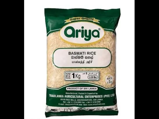 Ariya Basmati Rice 1Kg