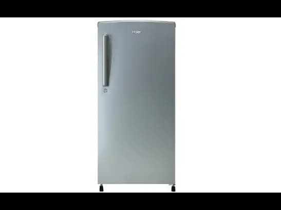 Haier 165L Direct Cool Single Door Refrigerator - Brushline Silver