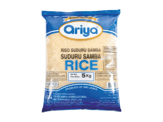 Ariya Suduru Samba Rice 5kg