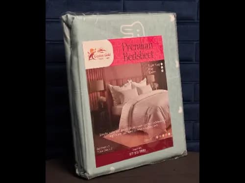 Ceylon Gold Tc300 premium queen size bedsheet