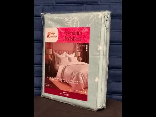 Ceylon Gold Tc300 premium queen size bedsheet (2)