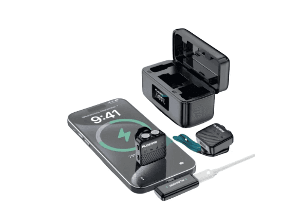 Plokama WM-80 Wireless Lavalier Microphone & Handheld Stick with 3 months warranty (3)
