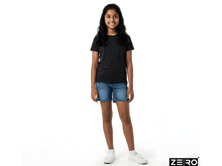 Teens Plain T Shirts Kids Premium Plain T-Shirt For Girl (7)