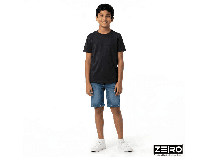 Teens Plain T Shirts Kids Premium Plain T-Shirt For Boy (2)