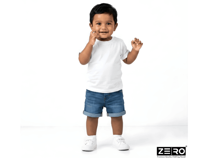 Pure Cotton SoftTouch Cloud Baby Boy Plain T-Shirt (2)