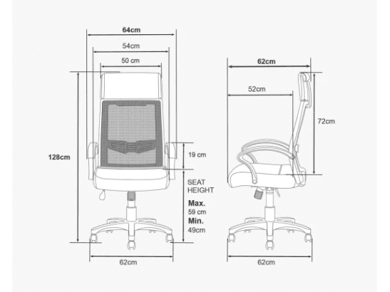 High Back Chair - OCH 043 (4)