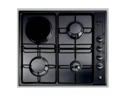 ELBA Hob 3 Gas +1 Electric Plate 60cm - Black (ES60-311BKE)