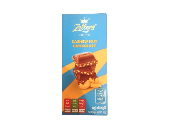 Zellers Cashew Nut Chocolate 50G
