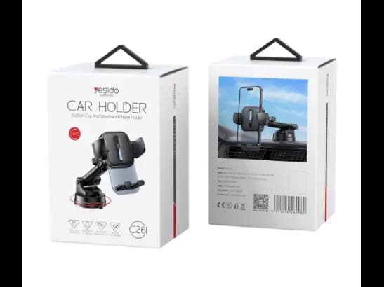 YESIDO C261 Suction Cup Telescopic Car Phone Holder (3)