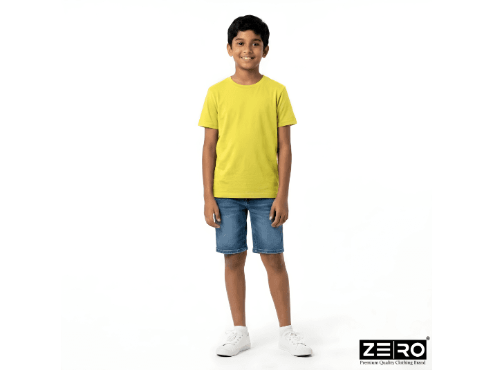 Teens Plain T Shirts Kids Premium Plain T-Shirt For Boy (3)