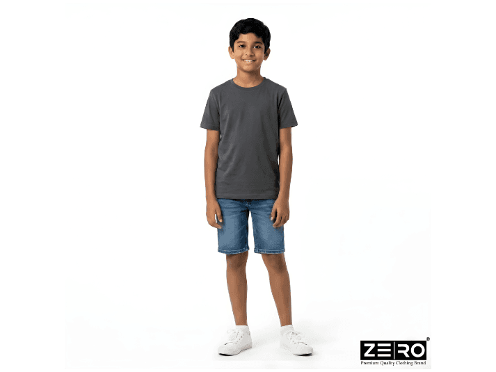 Teens Plain T Shirts Kids Premium Plain T-Shirt For Boy (7)