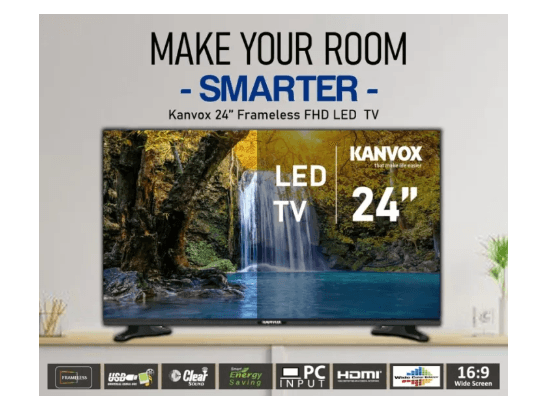 KANVOX LED TV 24" (2 YR WARRANTY) (2)