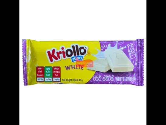 Kriollo Milky White Sweets 47g