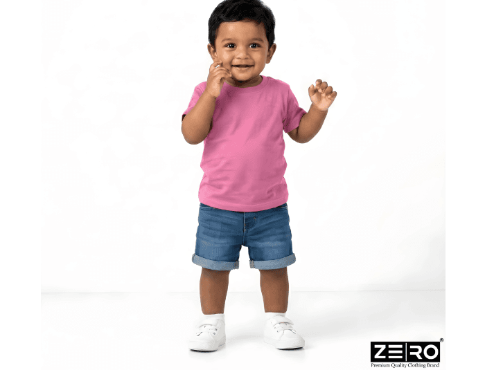 Pure Cotton SoftTouch Cloud Baby Boy Plain T-Shirt (4)