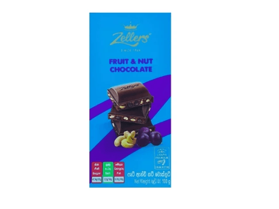 Zellers Fruit & Nut Chocolate 100G