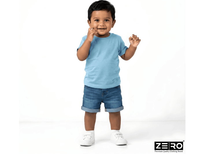 Pure Cotton SoftTouch Cloud Baby Boy Plain T-Shirt (6)