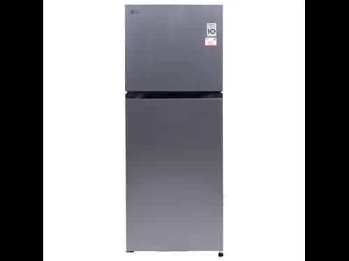 LG 225L Smart Inverter Double Door Refrigerator - Dazzle Steel (GL-M250BDSI)