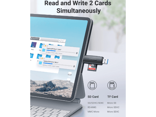 UGREEN 3.0 TF/SD Type-C and USB Multifunction Card Reader – CM304 – 80191 – 1 Year Warranty (3)