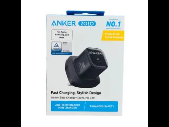 Anker A2698k11 30W Zolo Charger 3 Pin Black with 1 Year Warranty (4)