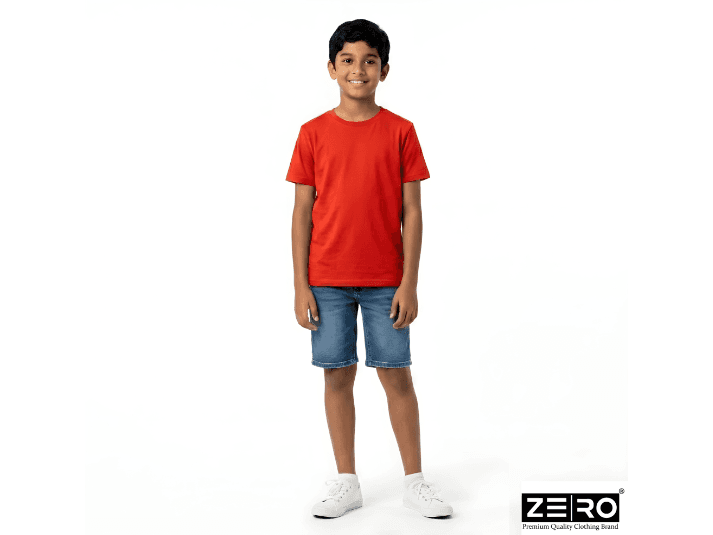 Teens Plain T Shirts Kids Premium Plain T-Shirt For Boy (5)