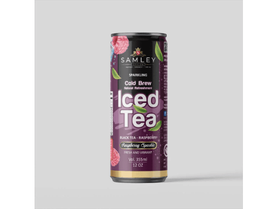 Samley Raspberry Sparkling Iced Tea - 355ml