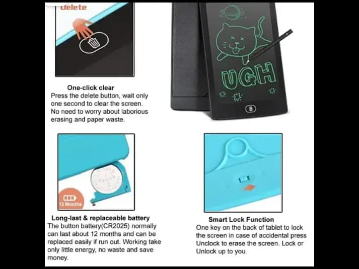 High Quality LCD Kids Drawing/ Writing Tablet (Glow Board) (3)