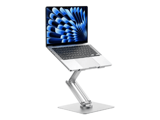 Wiwu S801 Rotative Foldable Laptop Stand Silver (5)