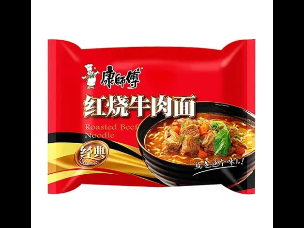 Master Kong Braised Beef Instant Noodles (24 bags/A box) (2)