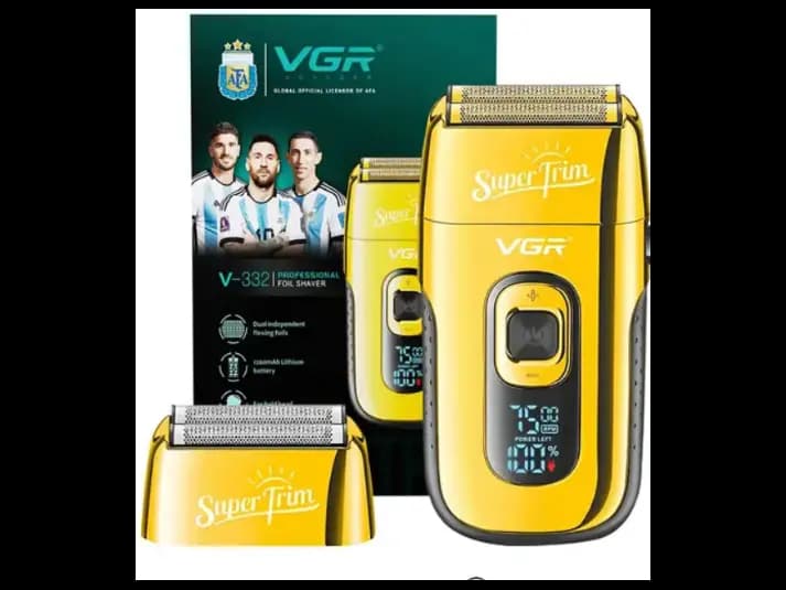Premium VGR V-332 Professional saloon Series Shaver For Men Gold